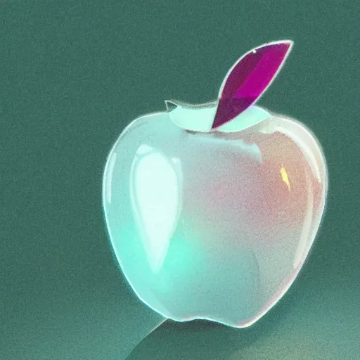 Image similar to a crystal apple