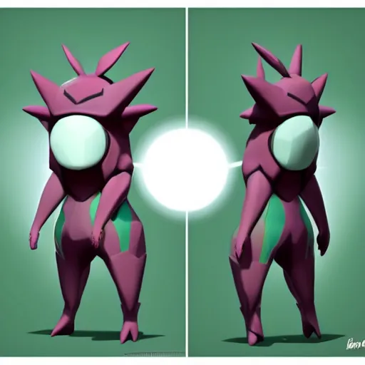 Prompt: a pokemon that looks like a phonebooth. A phonebooth pokemon. Trending on art station. Unreal engine.