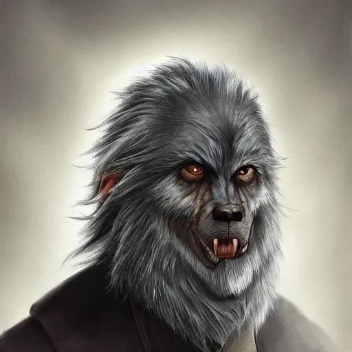 Image similar to a portrait of a grey old man werewolf (((((((((((((((((((((((((((((((((((((((((((((((((((dragon))))))))))))))))))))))))))))))))))))))))))))))))))), epic fantasy art by Greg Rutkowski