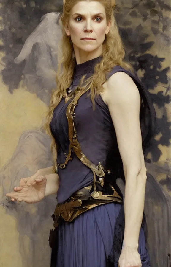 Image similar to rhea seehorn as kim wexler in fantasy medieval costume by John Singer Sargent, William Adolphe Bouguereau, Raphael