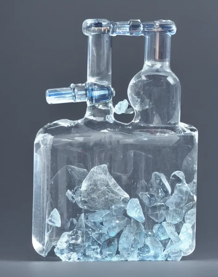 Image similar to crystal bottle with ship inside