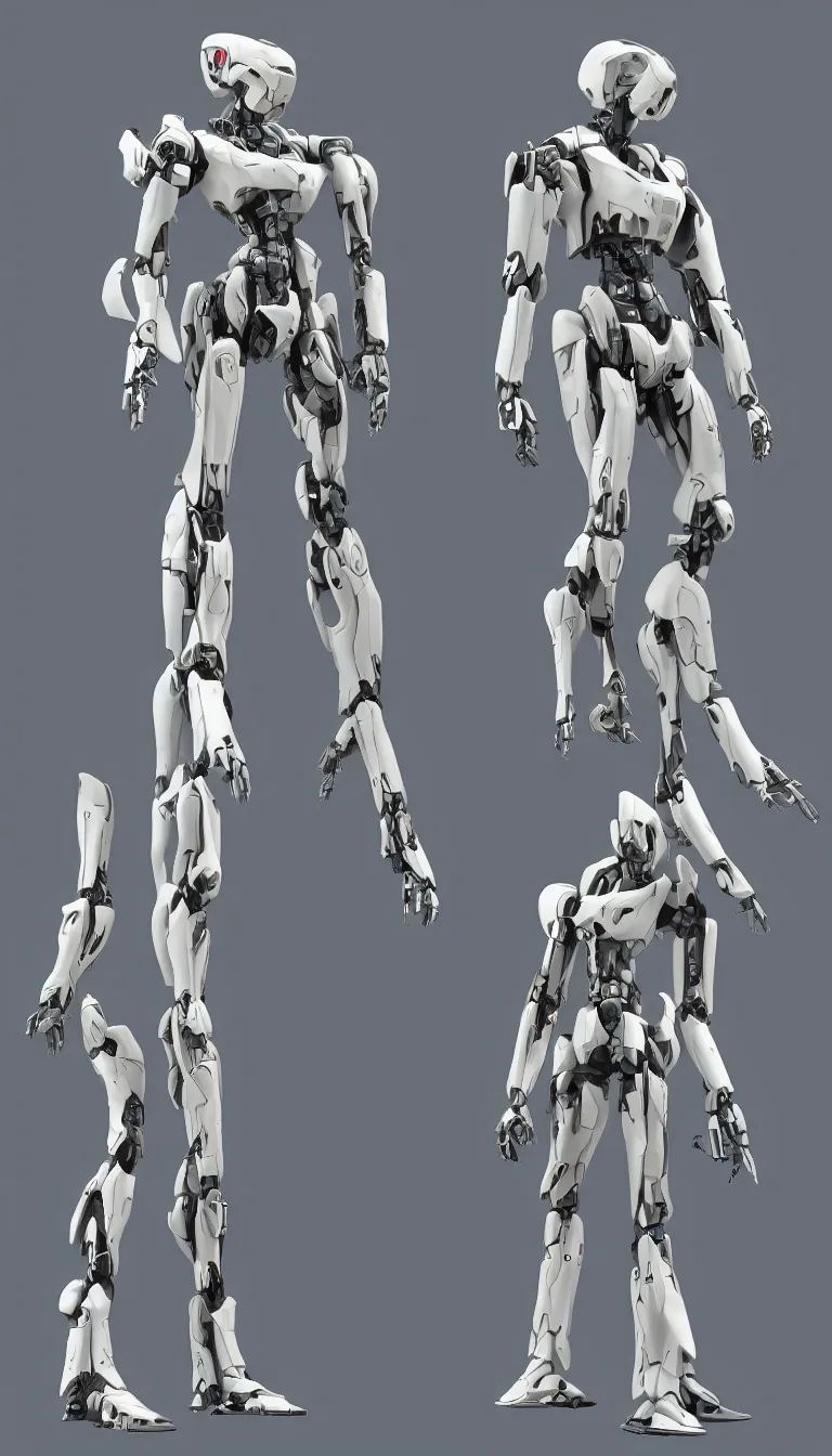 Image similar to full body full height, elegant alien mecha character model, default pose. super high resolution photo. symmetrical. orthographic front view.