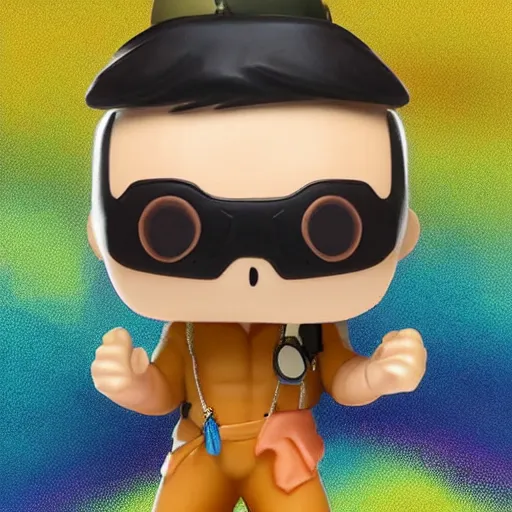 Prompt: agostinho carrara from a grande familia sitcon as funko pop toy, 4 k, very detailed