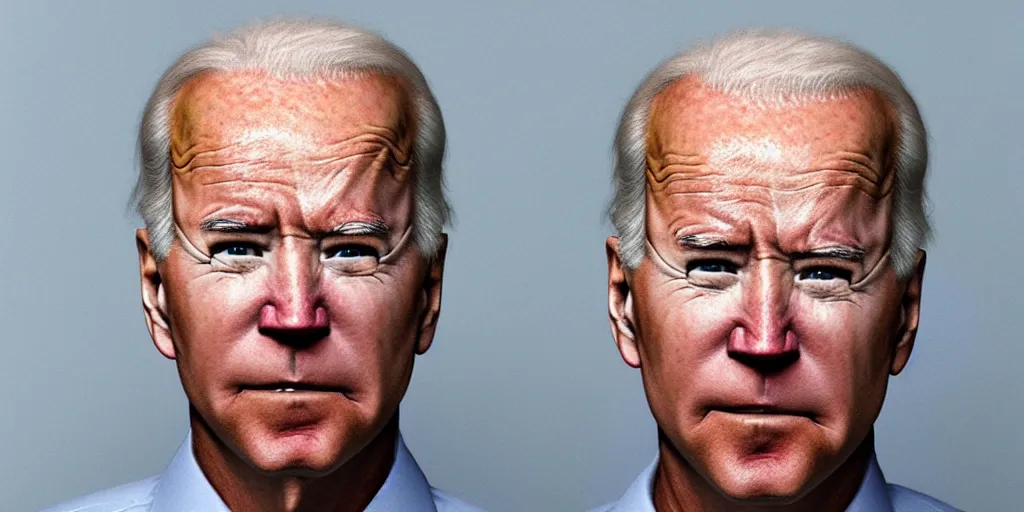 Prompt: a creepy mugshot of Joe biden on meth and weed high quality 8k Resolution