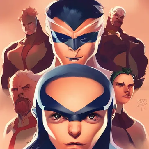 Image similar to face icon stylized minimalist x - men, loftis, cory behance hd by jesper ejsing, by rhads, makoto shinkai and lois van baarle, ilya kuvshinov, rossdraws global illumination