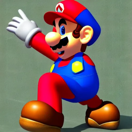 Prompt: 3d Rendering of Mario in a Luchador costume; luchador hues; rich saturation;