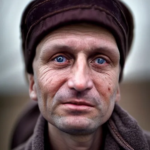 Prompt: very detailed and textured photo portrait of Vladimir Zelenskiy, by Steve McCurry, 50mm 4k