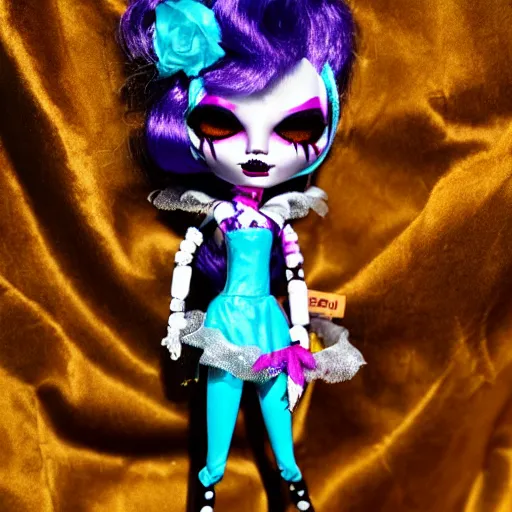 Image similar to monster high haunt couture doll, photography, hd, award winning photo.