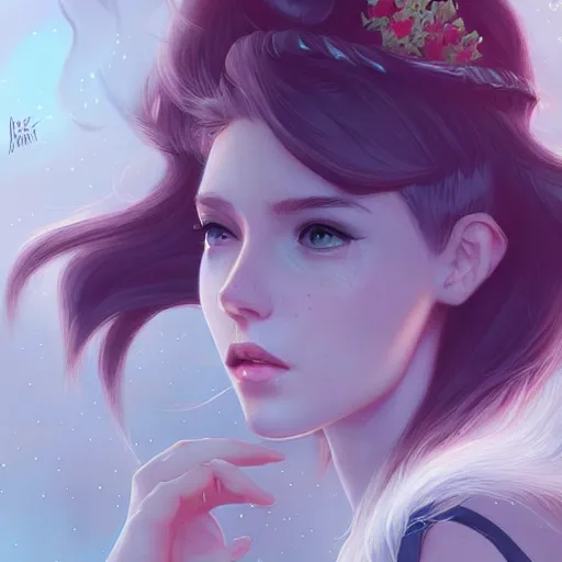 Image similar to teen cat girl, gorgeous, amazing, elegant, intricate, highly detailed, digital painting, artstation, concept art, sharp focus, illustration, art by Ross tran