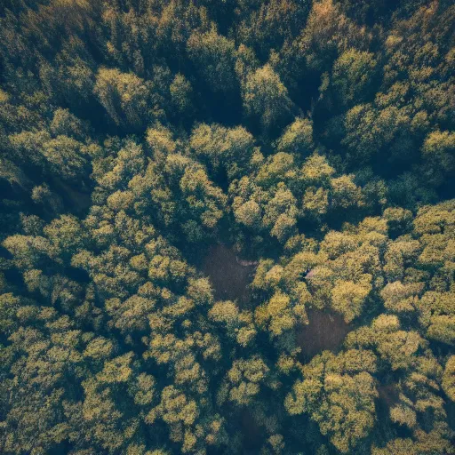 Image similar to majestic landscape, realistic, atmospheric, tilt shift, aerial photo, drone, 8 k