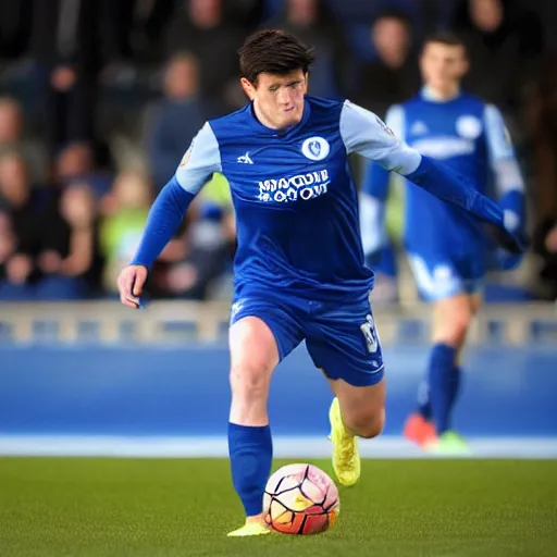 Image similar to Harry Maguire as a Brighton soccer player