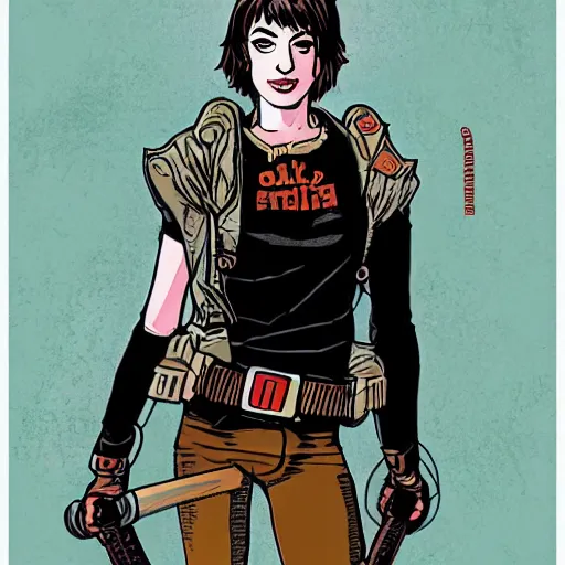 Image similar to anne hathaway by scott pilgrim comics by bryan lee o'malley