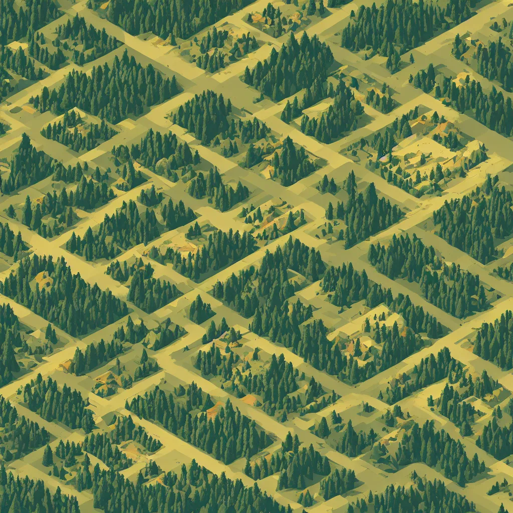 Image similar to isometric view of mountaintop building overlooking a lush forest by james gilleard, textured, detailed, beautiful, 8 k wallpaper