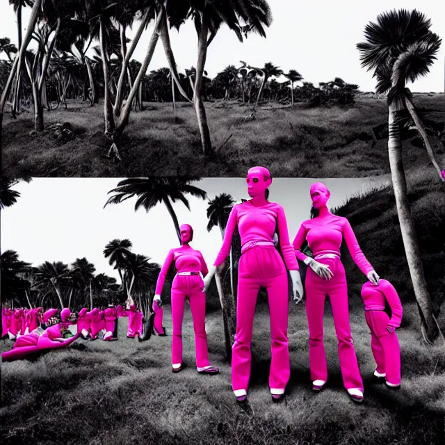 Image similar to advertising campaign by richard mosse