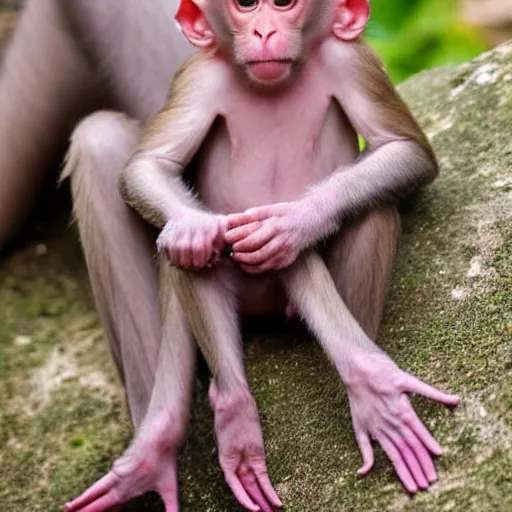 Image similar to hairless monkey