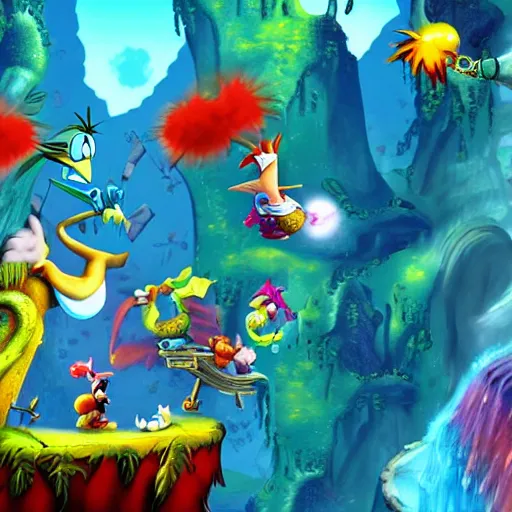 Prompt: Rayman 2: The Great Escape