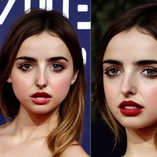 Prompt: ana de armas symetrical