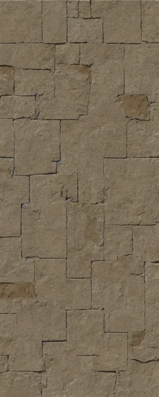 Image similar to texture map of beige stone with rectilinear engraving