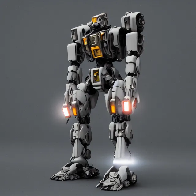 Image similar to ultra realistic mecha i'm the style of piet mondriaan, dark cinematic, volumetric, realistic, 3 d render, cinematic lighting, ray tracing, cinematic, unreal engine 5, unreal engine render, octane render, hyper realistic, photo, 8 k