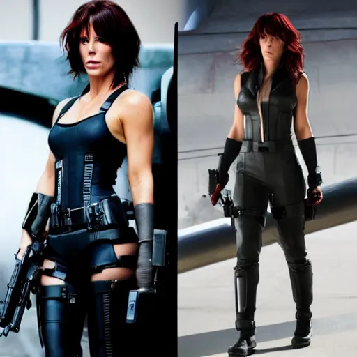 Image similar to Kate Beckinsale as Motoko Kusanagi