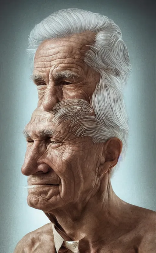 Image similar to old man doing hard work do what we can then leave it to god non - fiction elegant highly detailed digital painting 8 k uhd highly consistent object intricate sharp focus illustration highly anatomy form with remove unused object rendering by octane, art by robin eley, paul lung, samuel silva