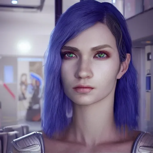 Prompt: “hyperrealistic ultra detailed unreal engine 5 RTX raytracing nvidia hairworks render of portrait of the most beautiful girl with blue eyes. She is in heavens cyberpunk greenhouse. futuristic. cinematic. very high detailed. By Charli Amani. By Tsubasa Nakai. Photorealistic render”