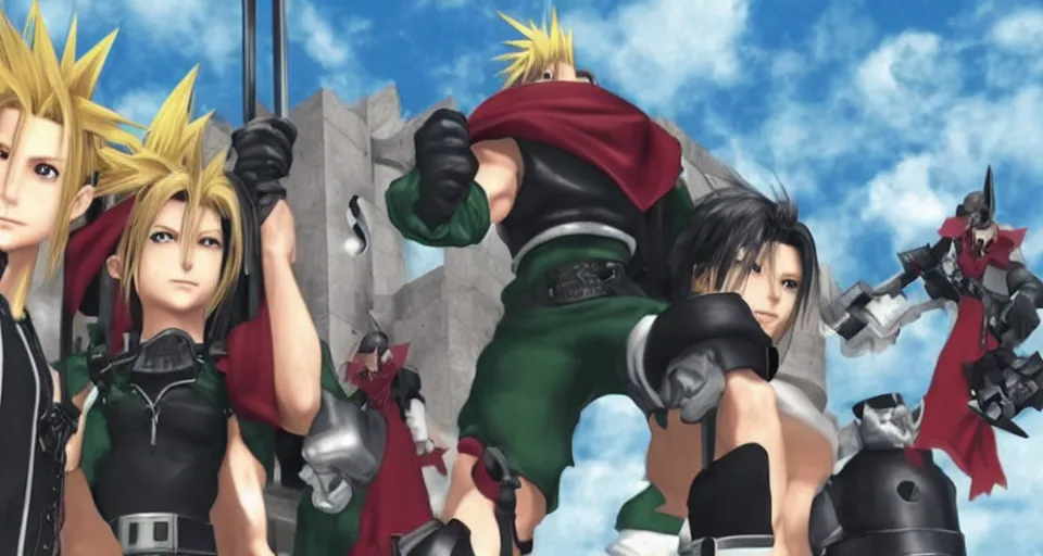 Image similar to the two complementary forces that make up all aspects and phenomena of life, from Final Fantasy VII