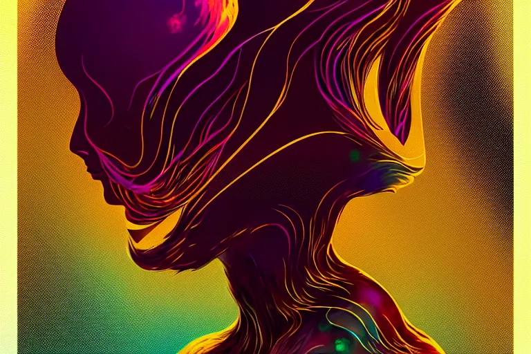 Image similar to ai art is souless, phantom, dreary, dramatic, fluid, golden ratio, artstation, moebius + loish, hd,