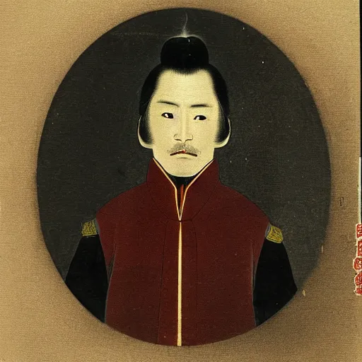 Prompt: portrait of nobunaga oda
