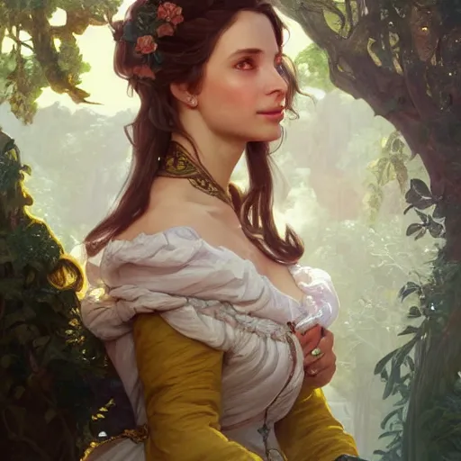 Prompt: a fantasy style portrait painting of maryam d'abo in the style of francois boucher oil painting unreal 5 daz. rpg portrait, extremely detailed artgerm greg rutkowski alphonse mucha