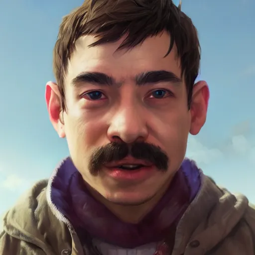 Prompt: highly detailed portrait of male villager from super smash bros ultimate in gta v, stephen bliss, unreal engine, fantasy art by greg rutkowski, loish, rhads, ferdinand knab, makoto shinkai and lois van baarle, ilya kuvshinov, rossdraws, tom bagshaw, global illumination, radiant light, detailed and intricate environment