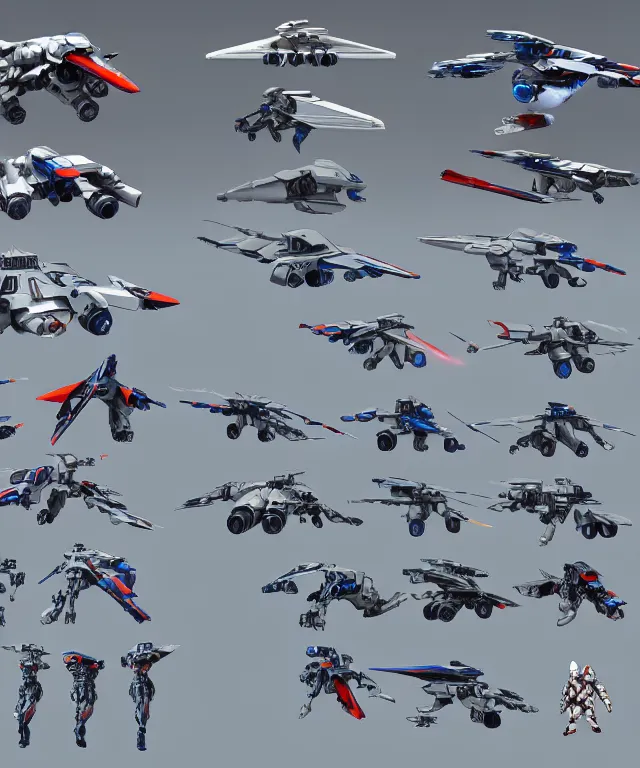 Image similar to 2 d shooter game concept art sprite sheet!!!, robotech gradius outer space concept art, human resistance plane, hyperrealism, fine detail, 8 k, 3 d render, artstation contest winner, cgsociety, cryengine, zbrush, vray, no background