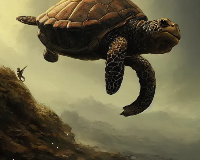 Prompt: kobe bryant riding on a turtle in heaven, fantasy art, in the style of greg rutkowski, illustration, epic art, fantasy, intricate, elgant, amazing detail, digital painting, artstation, concept art, smooth, sharp focus