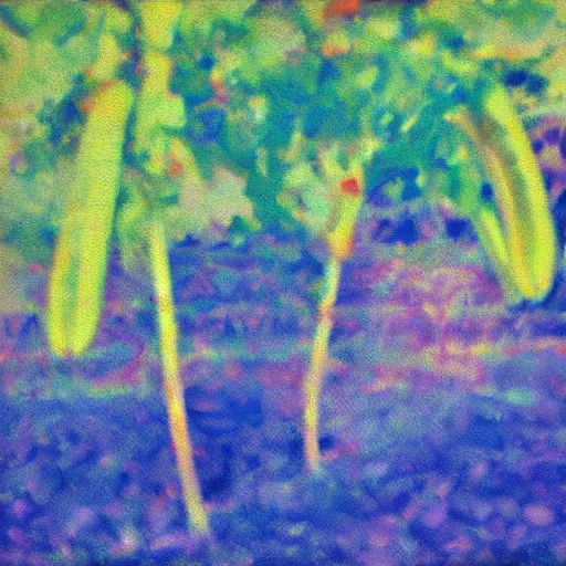 Image similar to banana shot impressionist style