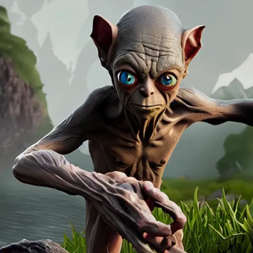 Image similar to Gollum fortnite battle royale