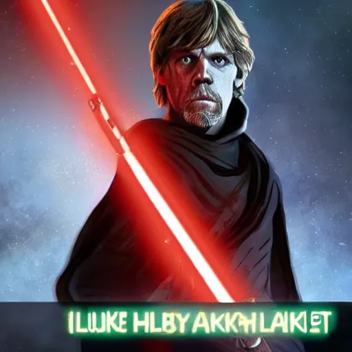 Image similar to Screenshot of Luke Skywalker in Dead By Daylight game