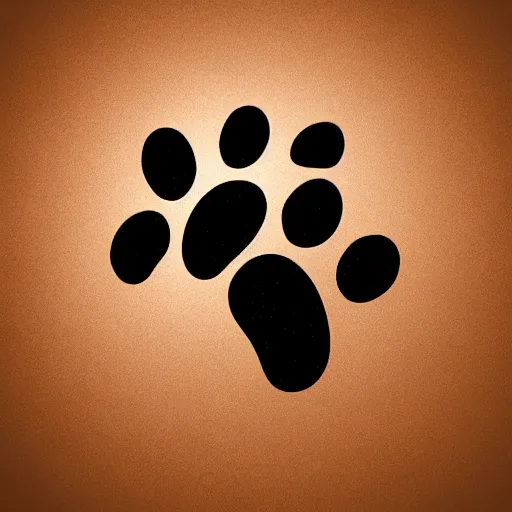 Prompt: Professional logo. Cat paw holding with a coin. Abstract, Pictorial.