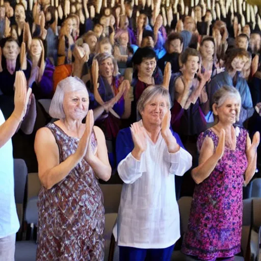 Prompt: clapping ritual