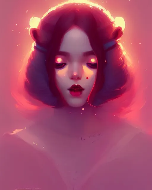 Image similar to a beautiful whimsical woman with ( red panda ) features, in professional makeup, fantasy, acidwave, dramatic lighting, digital art by lois van baarle, greg rutkowski, ( ilya kuvshinov ), highly detailed, muted colors, artstation