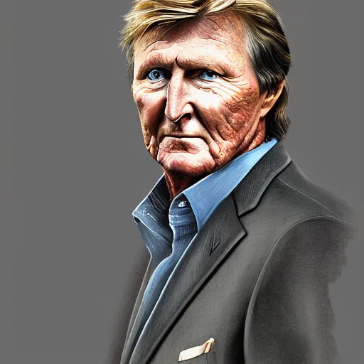 Prompt: portrait of Steve Spurrier in the style of Benjamin Bader, sharp, highly detailed, realistic face, digital art, epic, fantasy, artstation