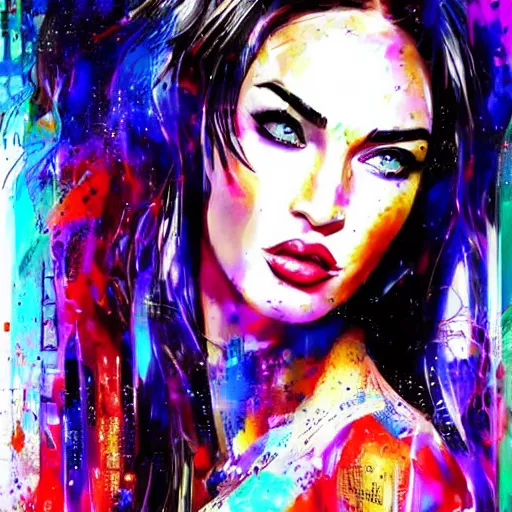 Image similar to megan fox by yossi kotler, ultra detailed