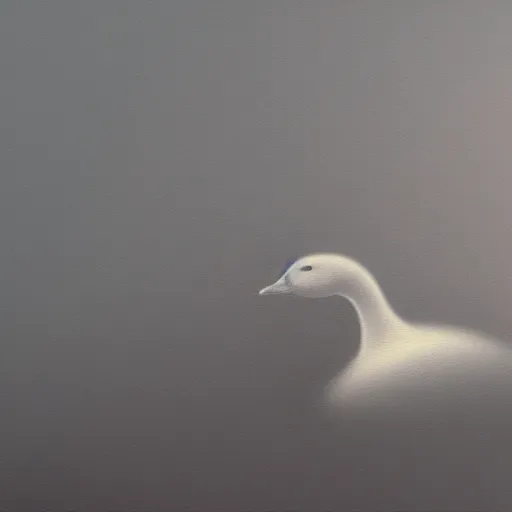 Prompt: a goose in the style of hr giger, hyperrealistic, fog, 4k