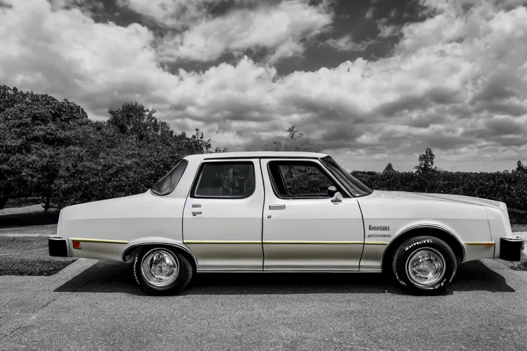 Prompt: 1975 passenger van Pontiac (Firebird), XF IQ4, 150MP, 50mm, F1.4, ISO 200, 1/160s, natural light, Adobe Photoshop, Adobe Lightroom, photolab, Affinity Photo, PhotoDirector 365