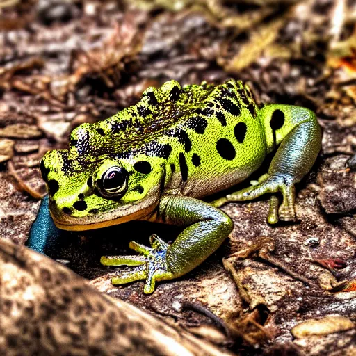 Image similar to amphibian connoisseur realistic hdr 8 k dramatic