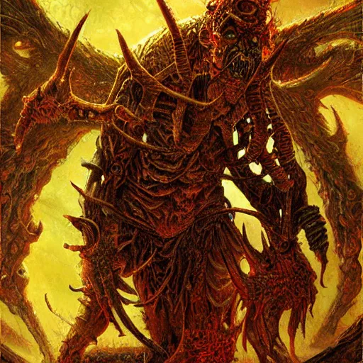 Prompt: where's wally hellfire, demons, highly detailed ( ( (, les edwards ) ) )