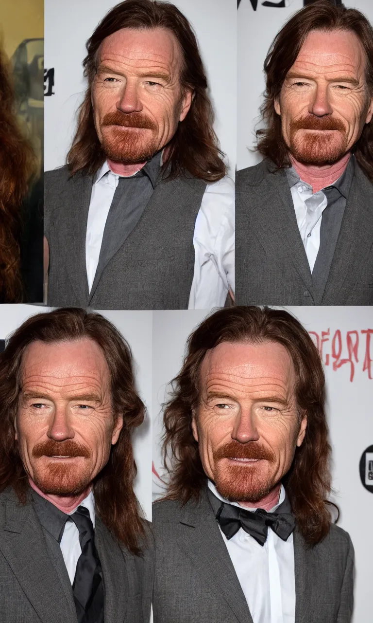 Image similar to Bryan Cranston long hair