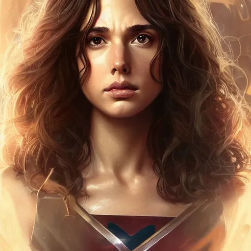 Prompt: ultra realistic illustration, gal gadot as hermione granger anime, intricate, elegant, highly detailed, digital painting, artstation, concept art, smooth, sharp focus, illustration, art by artgerm and greg rutkowski and alphonse mucha and wlop