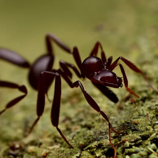 Prompt: photograph of a usa army ant.