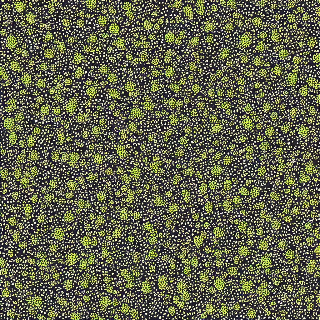 Image similar to camo made of out cannabis, smiling, abstract, maya bloch artwork, do hoang tuong artwork, cryptic, dots, stipple, lines, abstract, geometry, splotch, concrete, color tearing, uranium, acrylic, neon, pitch bending, cannabis plant leaves, faceless people, dark, ominous, eerie, minimal, points, technical, painting