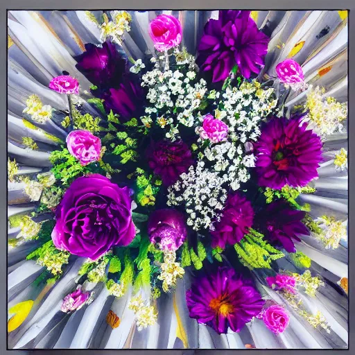 Prompt: “flowers by tilo baumgartel”